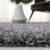 Tapis gris touffeté et fabriqué à la main Chamira