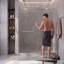 Porte de douche coulissante double sans cadre l 60 po x H 80 po-101025382