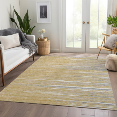 Tapis à rayures Lyndhurst AMF996 lavable à la machine de qualité supérieure