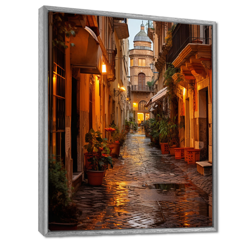 «Maighdiln Italy Eternary City Whispers», art mural pour le salon en Italie, H 20 po x l 12 po x P 1 po