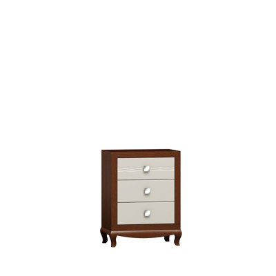 Langlinais 66cm W 3 - Drawer Chest of Drawers