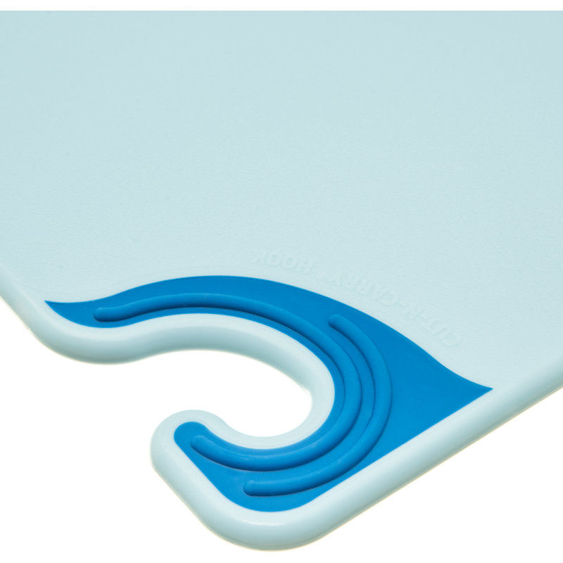 Planche à découper Saf-T-Grip, Bleu, L 9 po x L 12 po