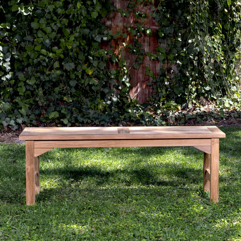Westminster Teak Outdoor Teak Dining Bench, 16.5" H x 47.25" W x 15.75" D