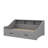 Convertible Daybed Frame King Size With Stylish Storage Bookcases-829566162