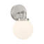 Applique murale pour salle de bain 1 lumière de 10,5 po de hauteur Ortesa-124505533