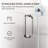 UKH07 63-1/8 to 64 in. W X 35 in. D X 80 in. H Frameless Hinged Shower Door in Brushed Nickel with EnduroShield 3/8 in. Clear Glass with 30 in. Door Panel-122547639-122547627