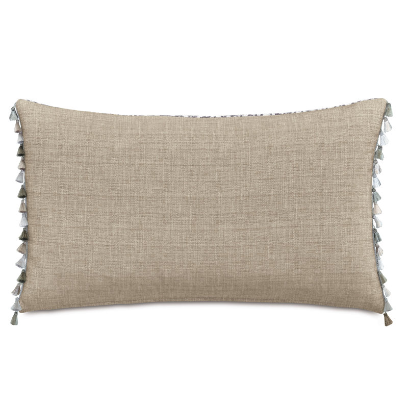 Coussin Rosecliff, Imprimé animal gris / crème, Rectangle H 15 po x l 26 po