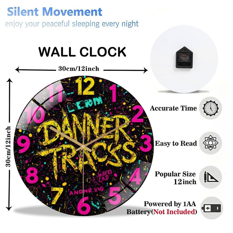 Horloge murale horloge murale 12 po