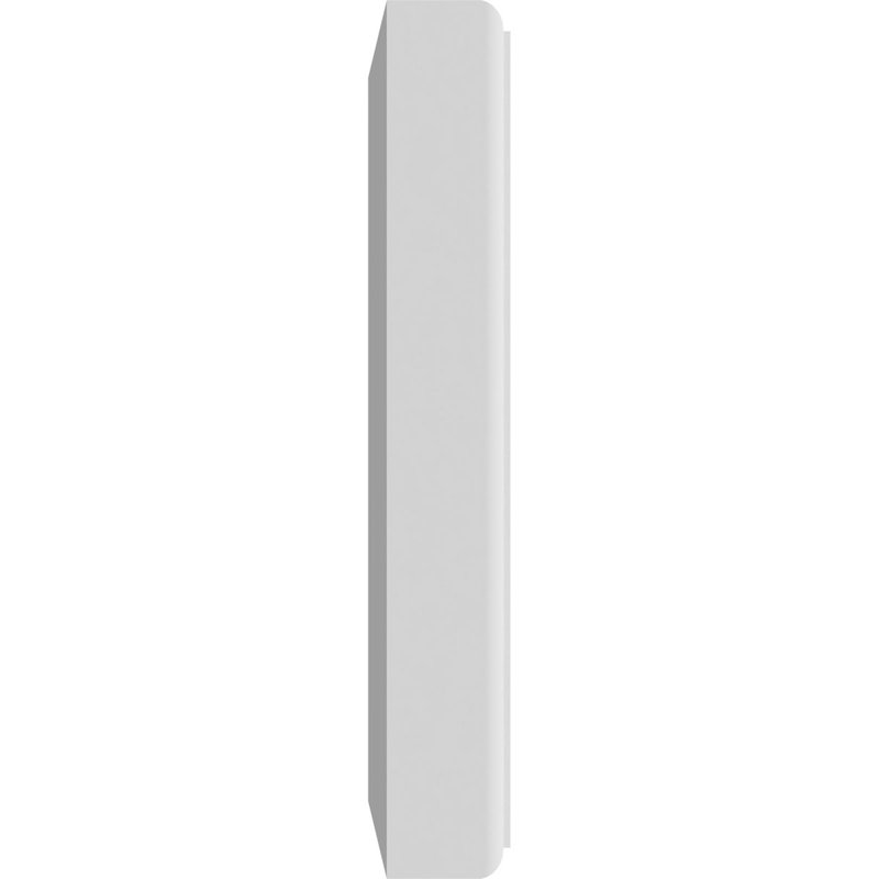 Standard Sedgwick Spiral Rosette With Rounded Edge, 7" H x 7" W x 1" D
