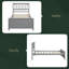 Lit plateforme en bois-332192144