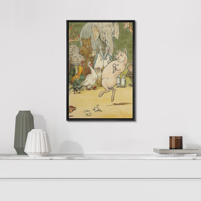 Décoration de chambre de poupée dansante, H 24 po x l 16 po, Cadre noir