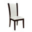 Ensemble de 2 chaises de salle à manger rembourrées en similicuir Modern-1196380315