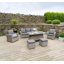 Aarjun 7 Seater Rattan Effect Sofa Set-58714150-58714151