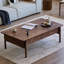 Table de bout en bois de noyer noir