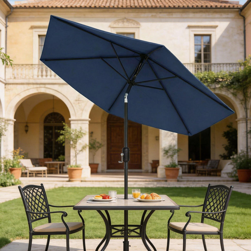 264cm Market Parasol, Navy