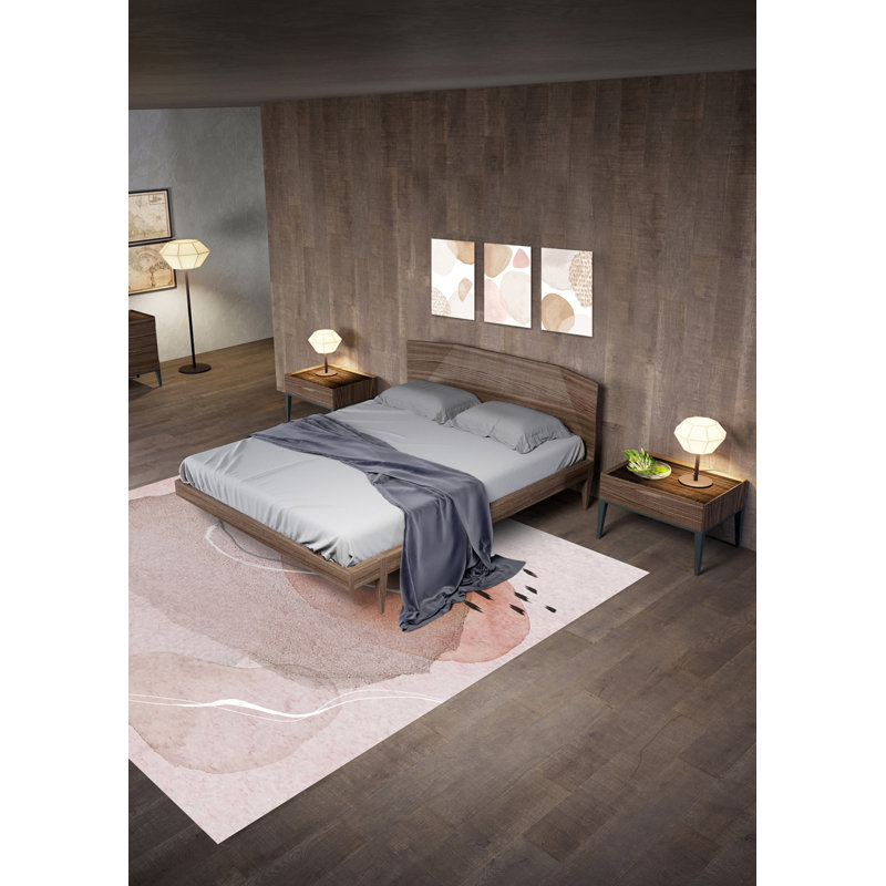 Banerjee Vinyl Machine Printed Area Rug, Rectangle 100 x 150cm