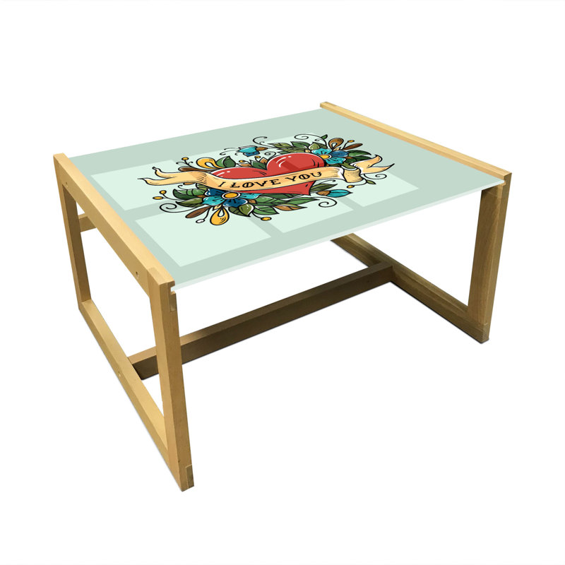 Tiara Sled Coffee Table, 40cm H x 74cm W x 62cm D