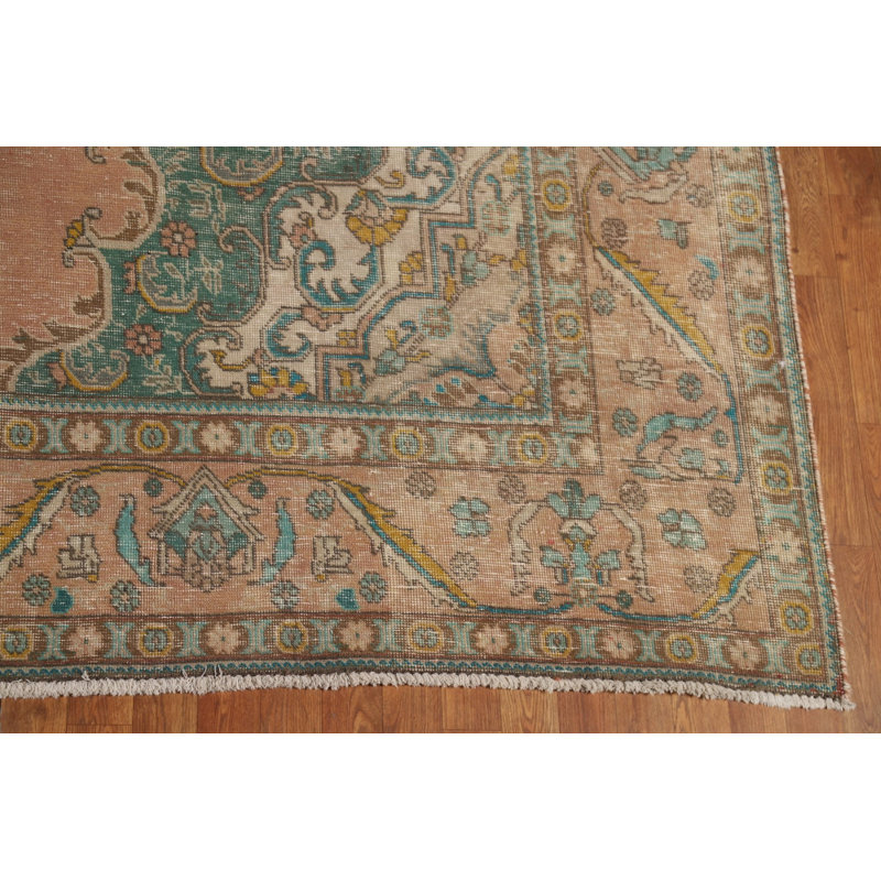 Wool Medallion Traditional  Area Rug 10x13