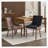 Bronze Nail Head Upholstered Side Dining Chair-1272300276