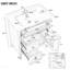 Meuble-lavabo de 30 po avec lavabo, meuble-lavabo avec un tiroir rabattable et deux tiroirs, tablette réglable, bois massif et panneau de fibres à densité moyenne, blanc-248805055-248805048