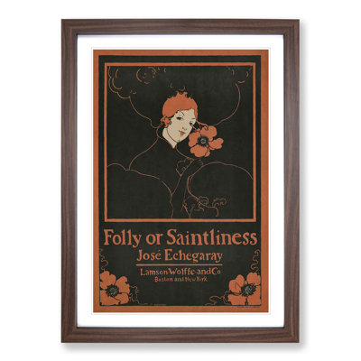 Folly or Saintliness by Ethel Reed - Framed Print