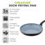 Tower Aluminium Cerasure Fry Pan with Non-Stick Coating, Suitable for all Hob Types, Graphite, Black-87495998