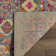 Tapis gris clair / fuchsia style sud-ouest Christa