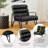 Cacey Faux Leather Armchair-659280909