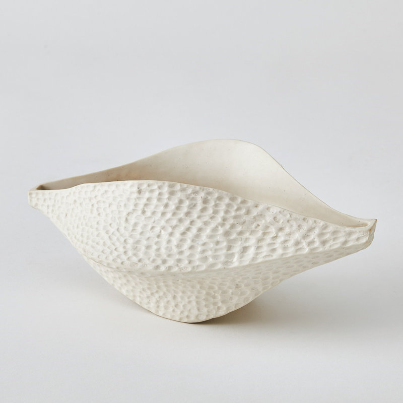 Porcelain Pod-Matte White-Sm, 4.5" H x 6" W x 11.5" D
