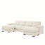 Canapé modulaire à assise profonde avec repose-pieds, canapé-lit Faaliliu-1480866939
