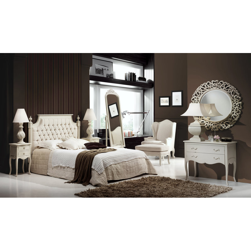 40cm W Solid Wood Bedside Table