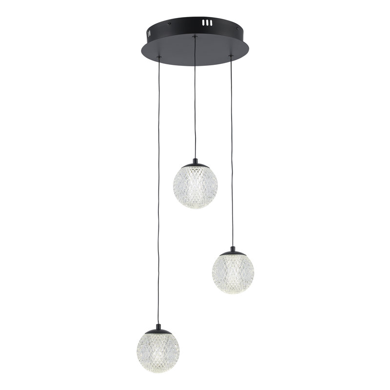 Luminaire suspendu à 3 lumières DEL Laziah