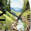 Benales - Landscapes Wall Clock-490181546