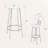 3-Piece Bar Table Set With 2 Bar Stools – Modern Pub Table With Backrests & Storage Shelf