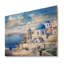 Santorini, Grèce, bord de mer, sérénité II - Grèce sur bois-1595699330