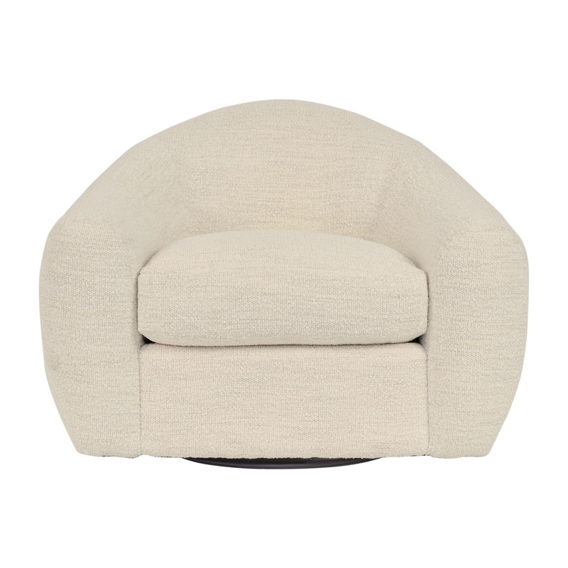 Terriah Upholstered Swivel Armchair