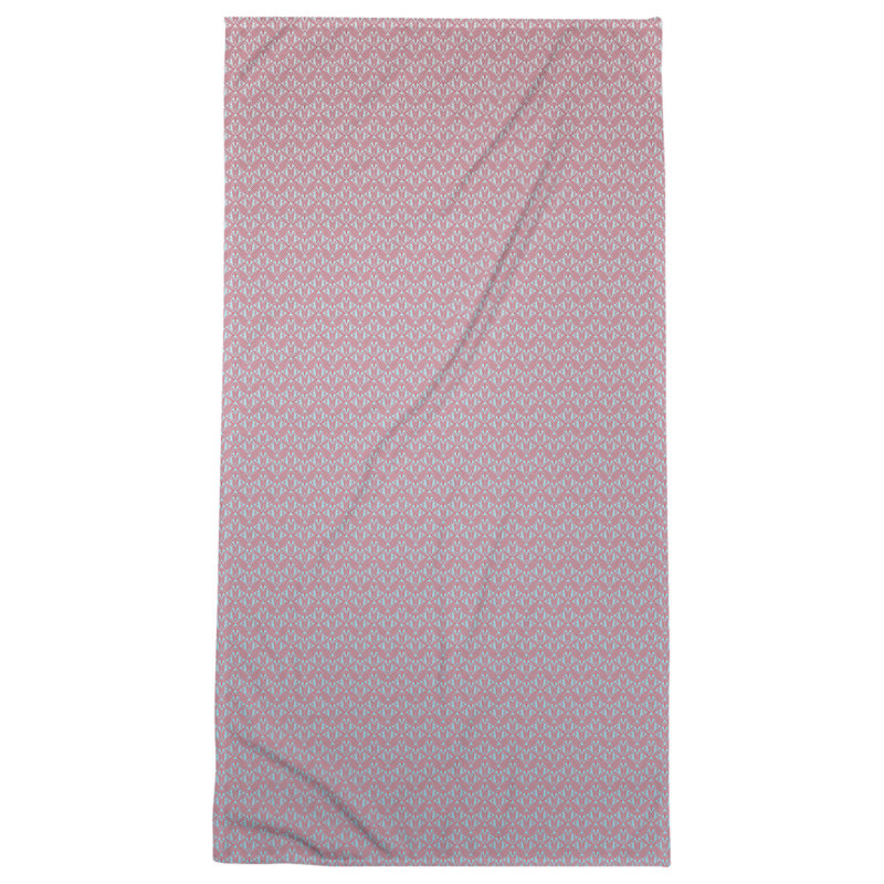 Katelyn Elizabeth Bath Towel, Pink/Blue