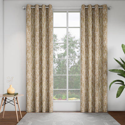 Textured 52 x 84 Inch, Door Curtain - Pack of 2 Panels
