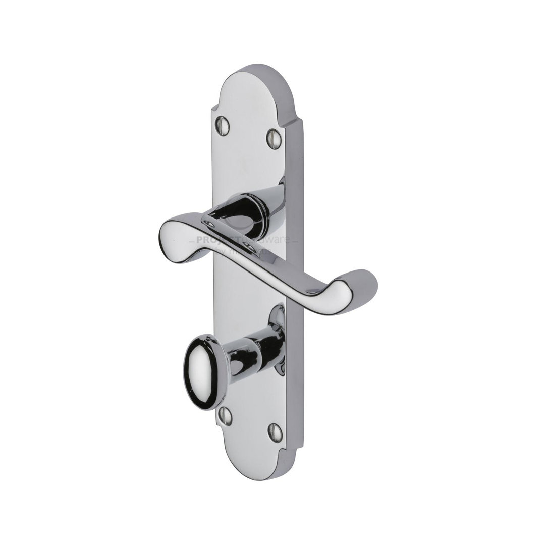 Heritage Brass Project Hardware Door Handle for Bathroom Milton Design