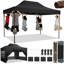 Tente d'auvent 10 x 15 Pop Up résistante aux intempéries avec paroi latérale, UV 50+ imperméable avec sac à roulettes-114118936