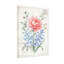Plantes et fleurs roses et bleues-2019356523