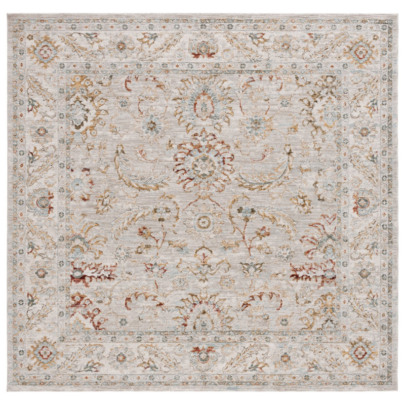 Xanthi Performance Oriental Rug, Square 6'7"