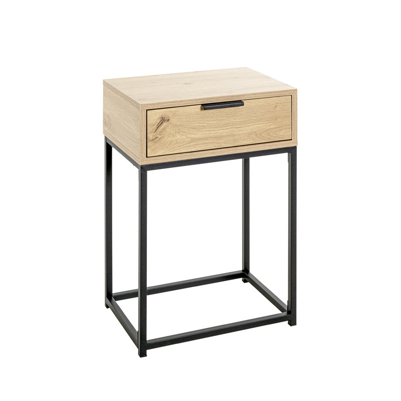 Walkowiak Side Table with Storage