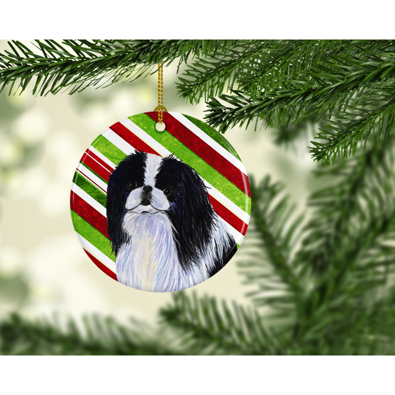 Ornement figurine suspendu en céramique de noël des fêtes japonaise chin