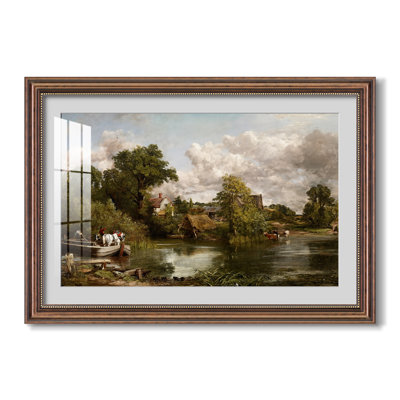 Le Cheval blanc, 1819 - John Constable - Estampe encadrée sur mesure