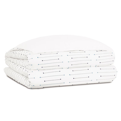Phineas Modern & Contemporary Cotton Striped Duvet Cover