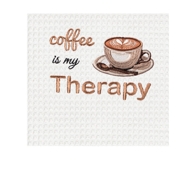 Coffee Is My Therapy Towel