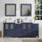  72" Double Bathroom Vanity Set with Mirror-67116246
