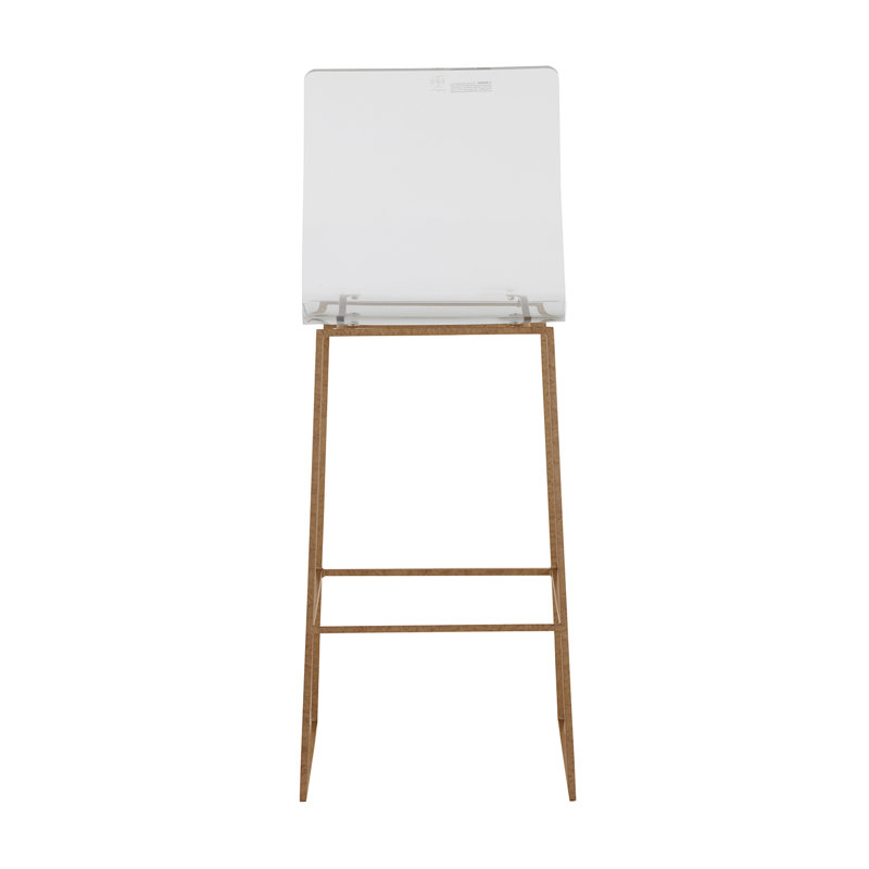 King Stool, Antique Gold, Bar Stool (30.25" Seat Height)