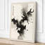 Gestural Ink Meditation Japandi - Wrapped Canvas-1897791460-1897791482
